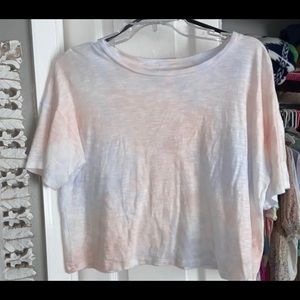 American Eagle Women’s Tye Dye Cropped Tee
